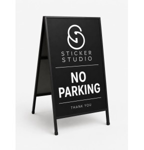 A-Board Frame 25mm 60x85cm BLACK