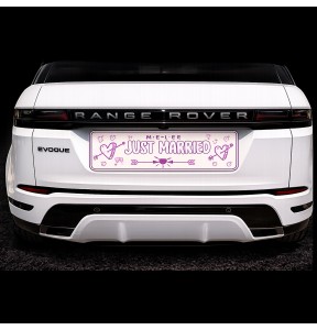 Just Married Plate