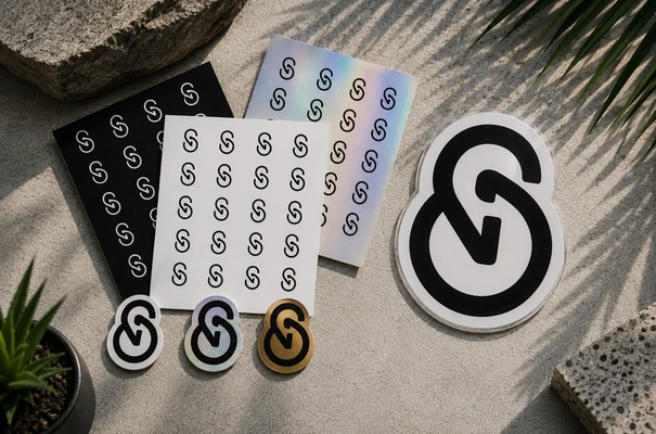 Buy Samples before print from StickerStudio Cyprus